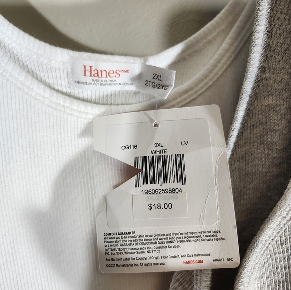 Hanes NWT 2 sports bra's sz 2X - Picture 2 of 5